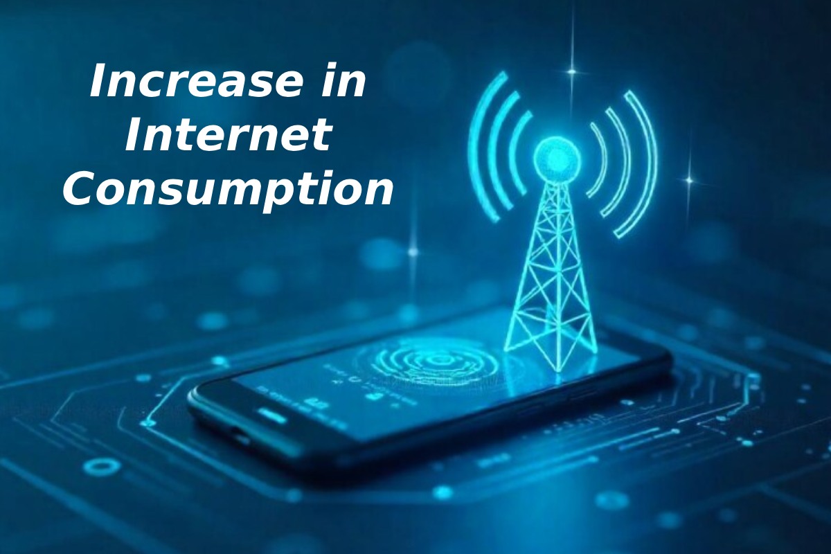 increase in internet consumption