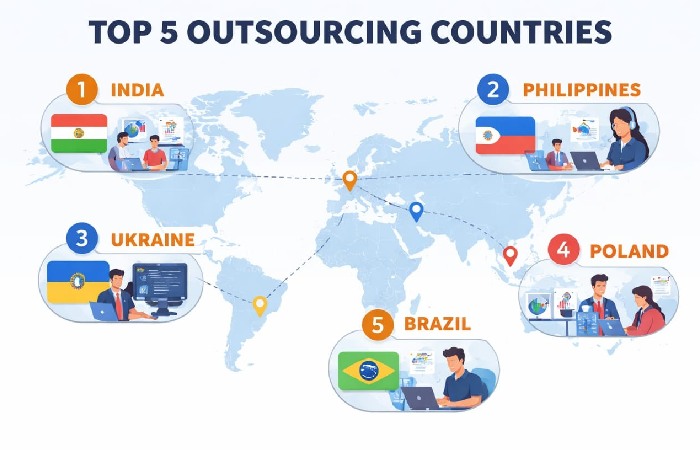 Top 5 Outsourcing Countries