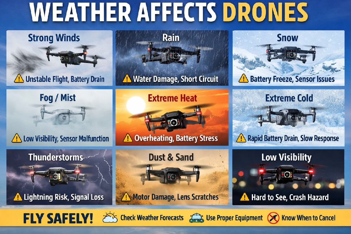 Weather Affects Drones