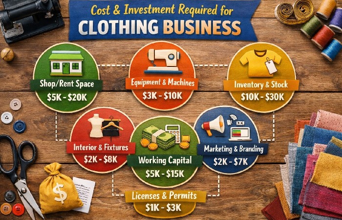Cost and Investment Required for Clothing Business