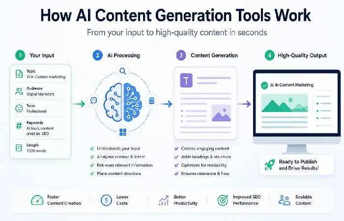 ai content tools work