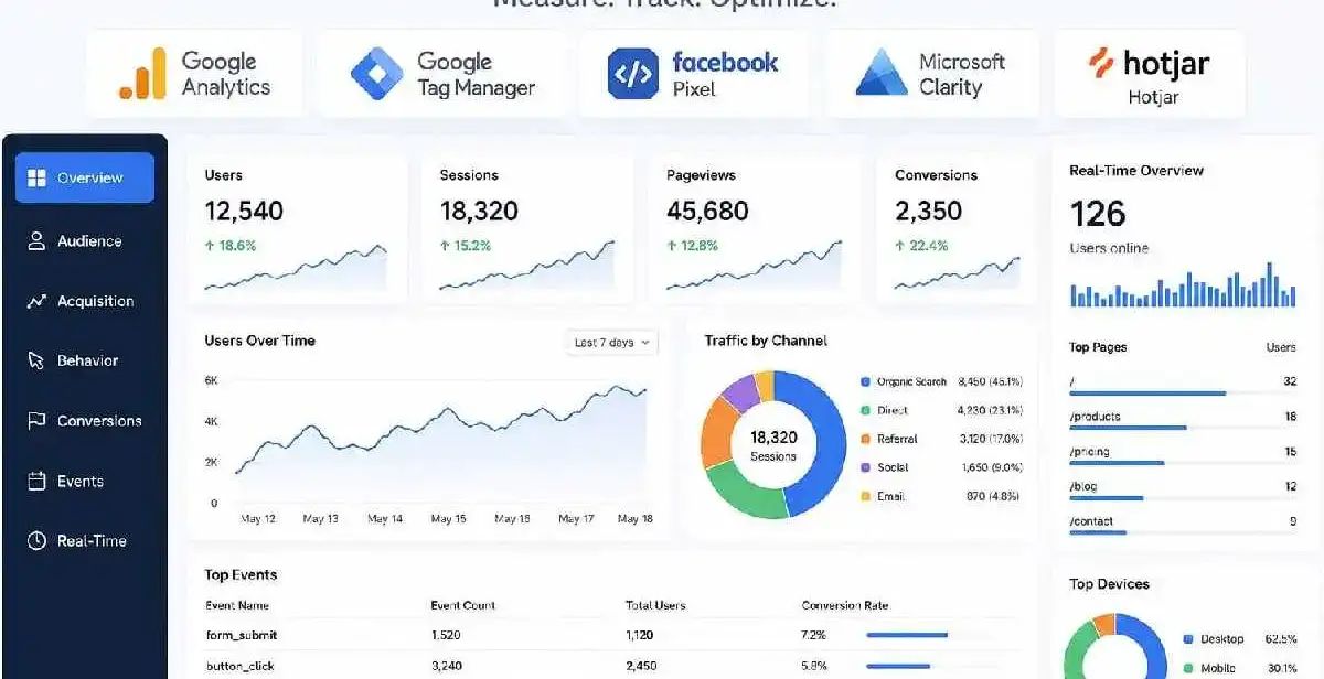 analytics and tracking tools