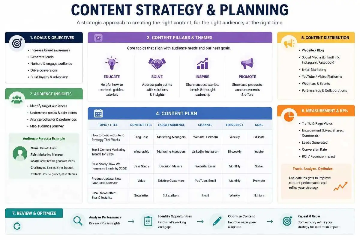 content strategy and plannning
