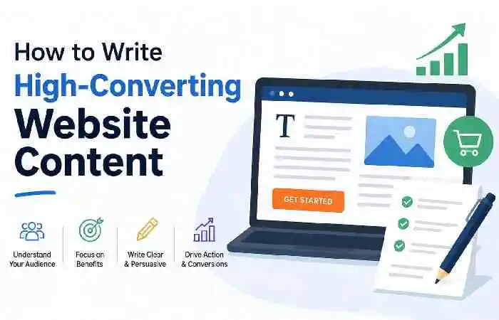 website content converting